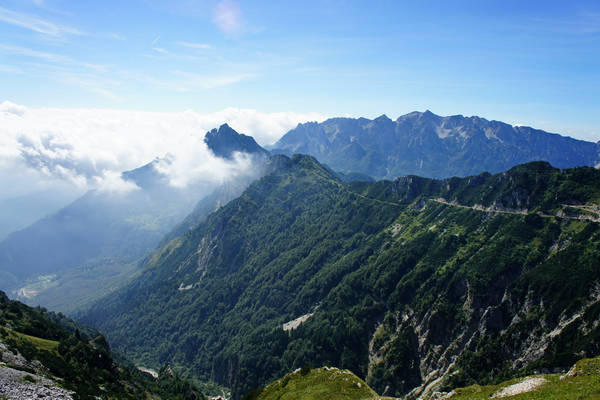 salita al rifugio Papa al Pasubio, strada Scarubbi strada Eroi
