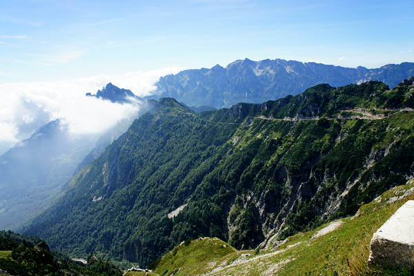 salita al rifugio Papa al Pasubio, strada Scarubbi strada Eroi