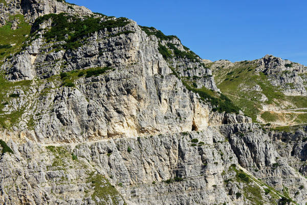 salita al rifugio Papa al Pasubio, strada Scarubbi strada Eroi