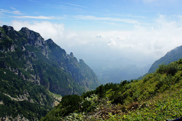 salita al rifugio Papa al Pasubio, strada Scarubbi strada Eroi