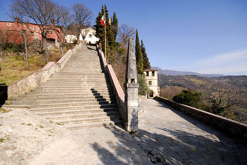passeggiata panoramica al Santuario di Sant'Augusta a Serravalle di Vittorio Veneto