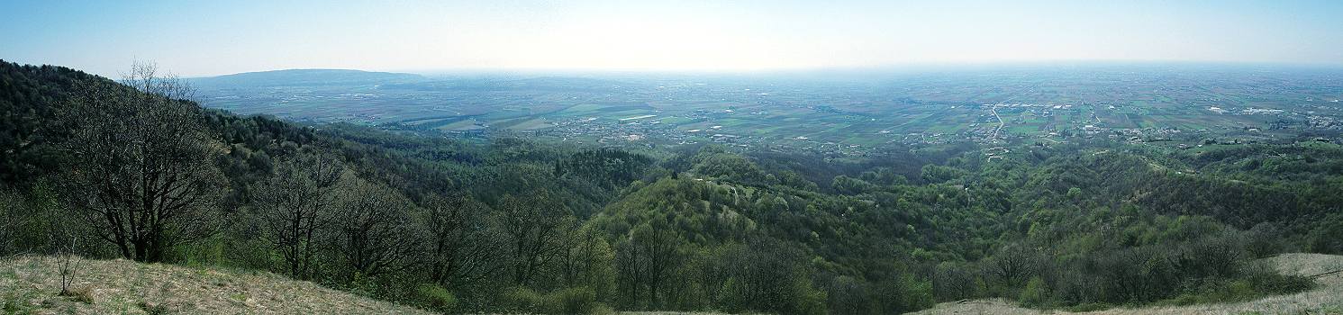 panoramica dal colle di San Giorgio a Maser