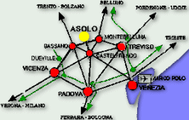 mappa generale di Asolo