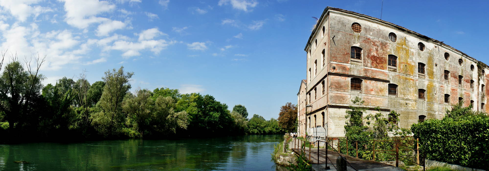 mulino Storga lungo la Restera delle alzaie del fiume Sile a Treviso