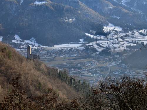 sentiero dei castelli, Borgo Valsugana