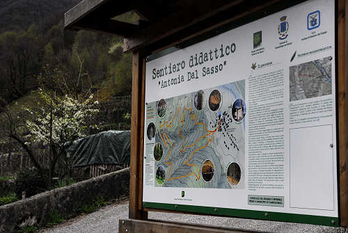 Sentiero Didattico Antonia Dal Sasso a Gualiva di Campolongo