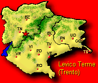 Levico Terme, ubicazione geografica