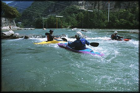 kajak, canottaggio sul fiume Brenta a Valstagna