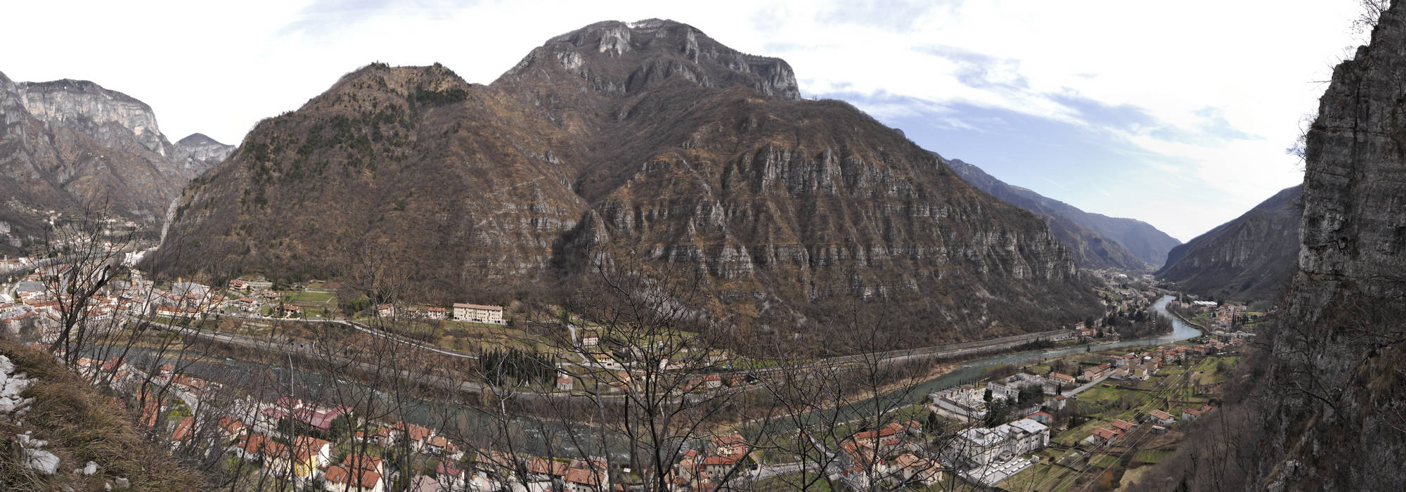 Valstagna - la Valbrenta dal sentiero de 'El Vu'