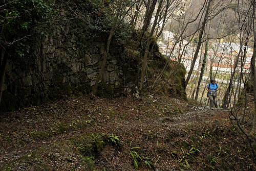 sentiero del Vu da Londa di Valstagna al Col d'Astiago nell'Altopiano di Asiago