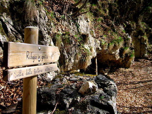 sentiero del Vu da Londa di Valstagna al Col d'Astiago nell'Altopiano di Asiago