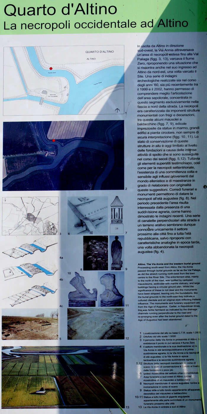 Altino in epoca romana, museo archeologico nazionale