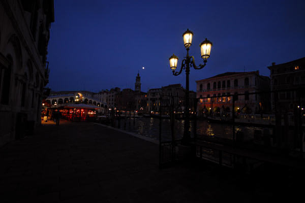 Canal Grande e Ponte di Rialto a Venezia