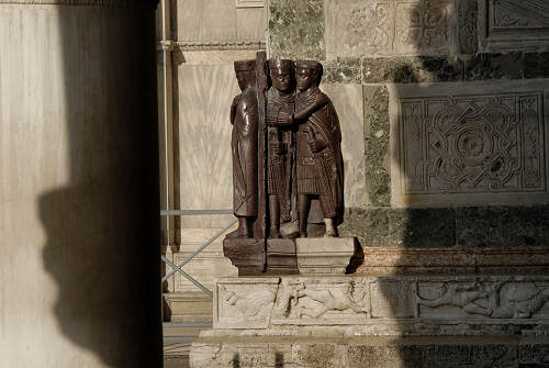 Venezia, Piazza Basilica San Marco, i tetrarchi