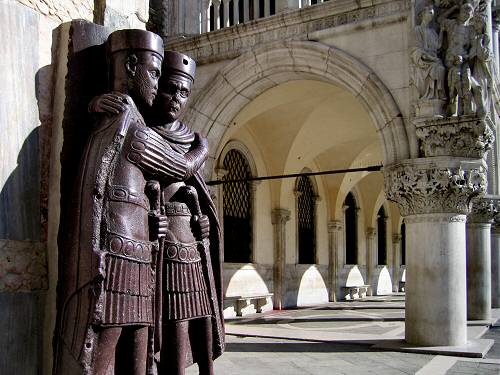 Venezia - i tetrarchi in Piazza San Marco